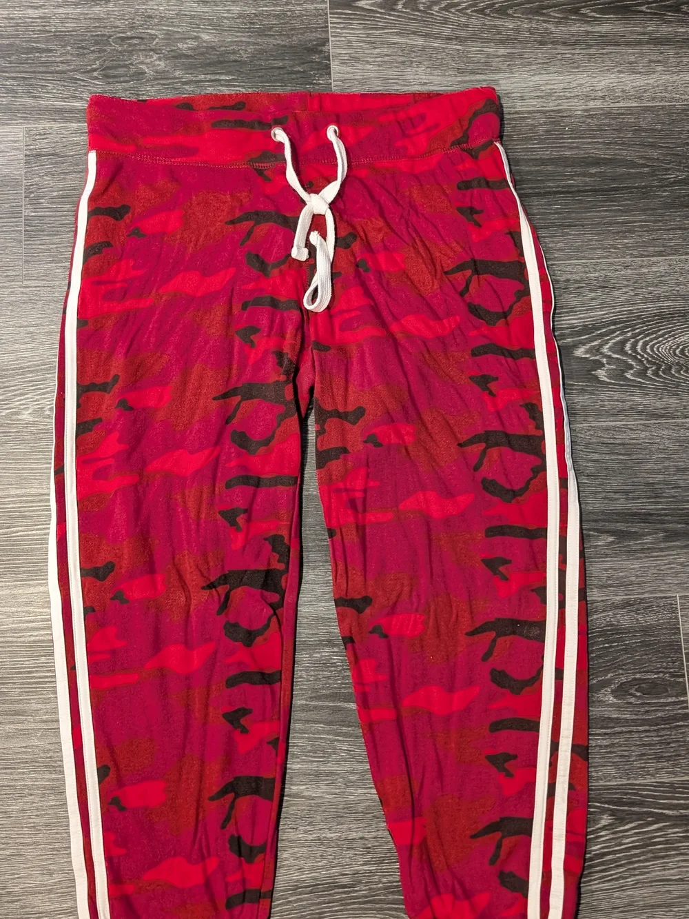Reflex Red and Black Camo Track Pants